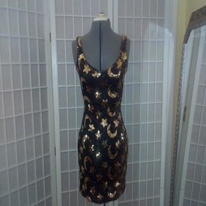 black dress with stars and moons